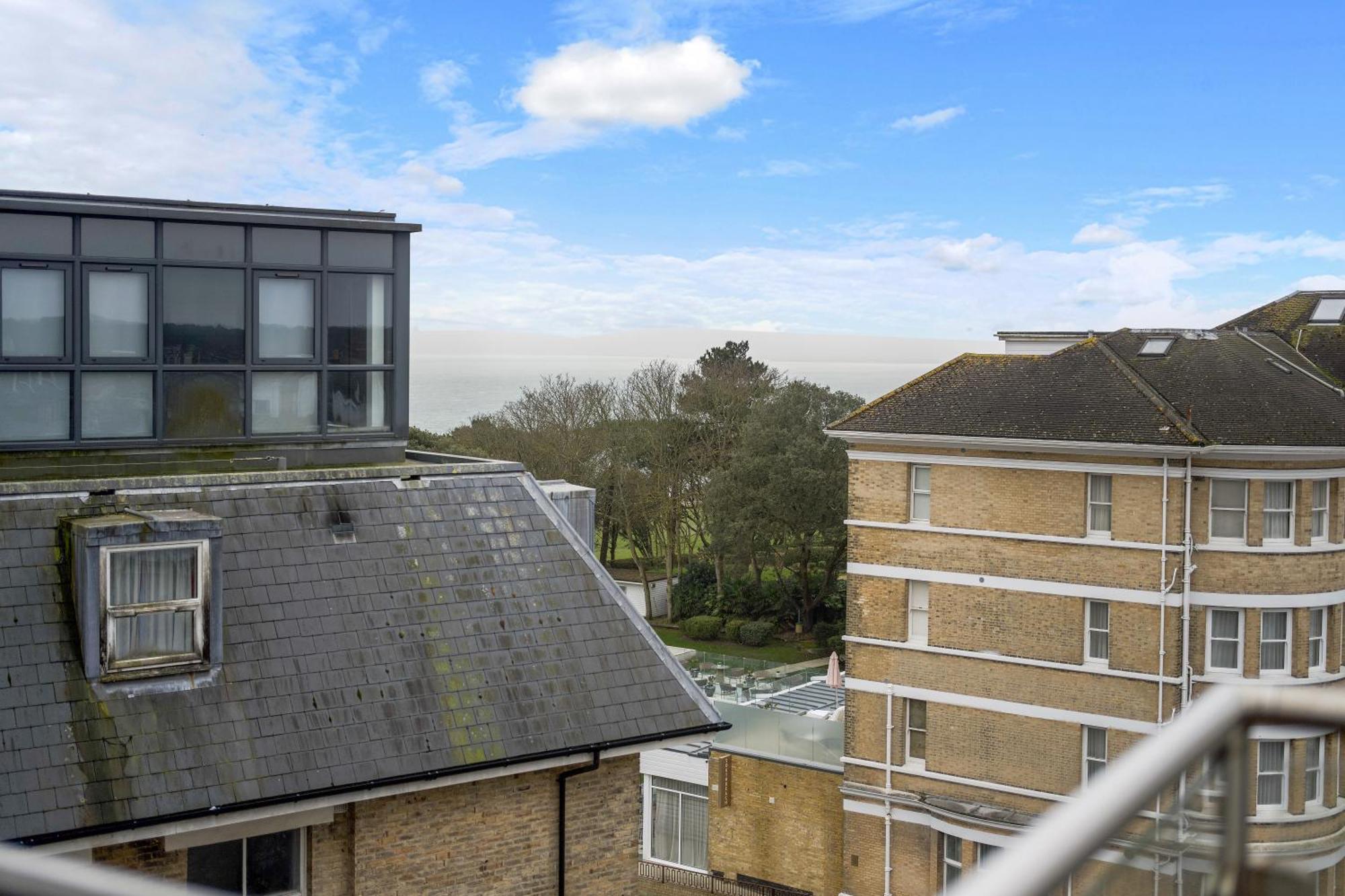Westcliff Penthouse With Sea Views And Balcony Daire Bournemouth Dış mekan fotoğraf