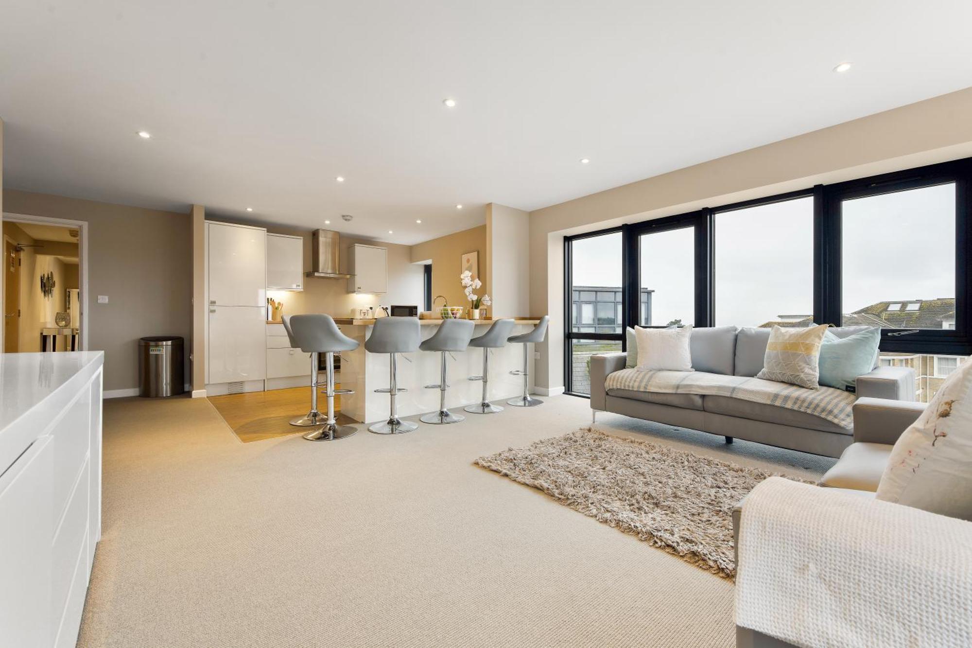 Westcliff Penthouse With Sea Views And Balcony Daire Bournemouth Dış mekan fotoğraf